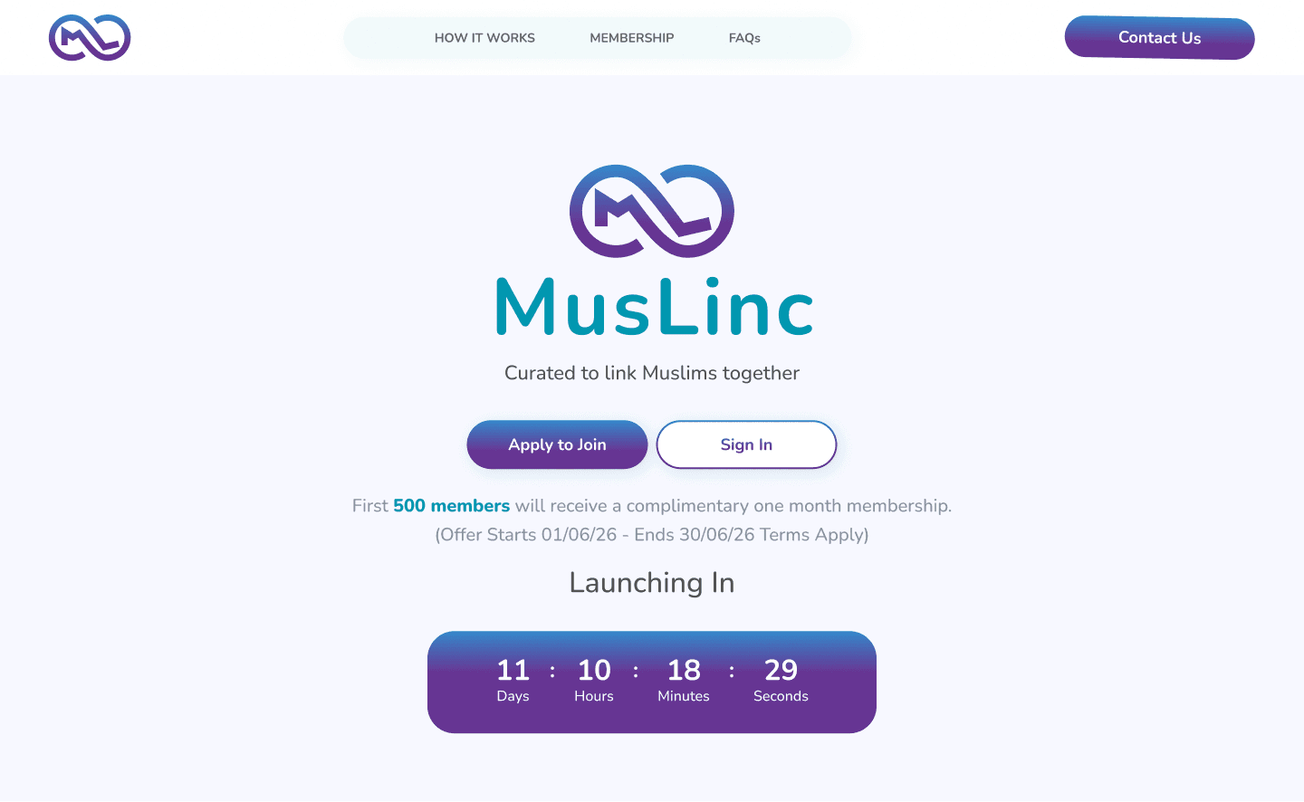 MusLinc application preview